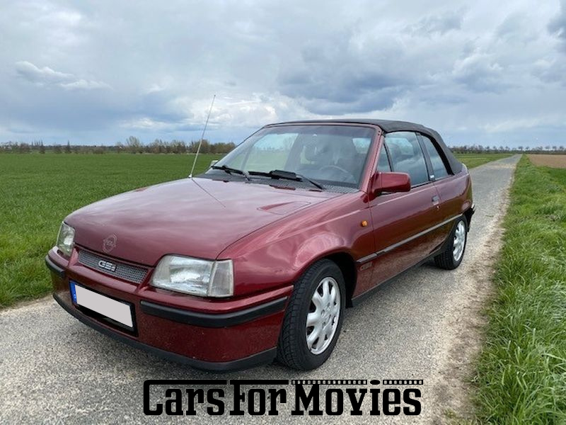 CarsForMovies | Opel Kadett GSI 1991 Deutschland Bordeaux Schwarz Zivilfahrzeug Cabrio Niedersachsen 6036 Oldtimer